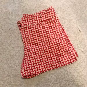 LOFT Pink and Ivory Shorts